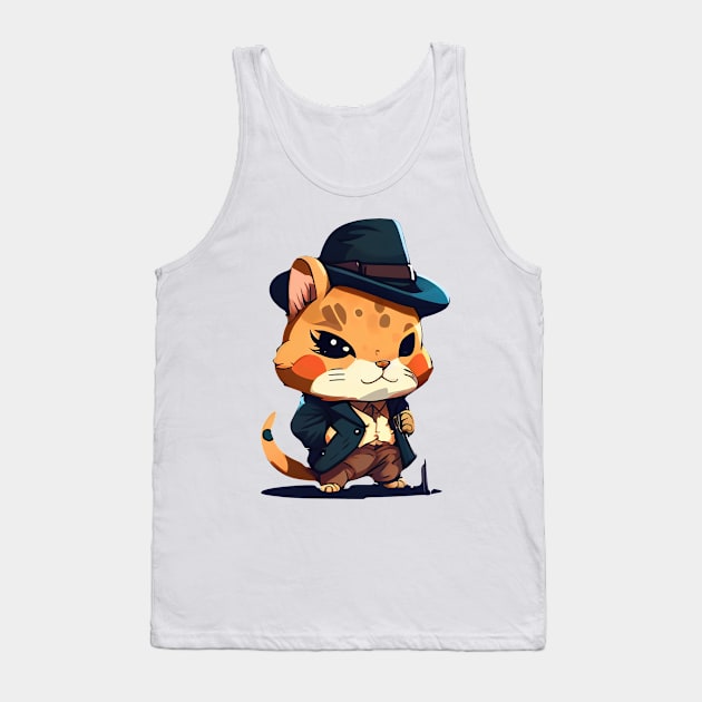 Cute pet, funny pet, boss pet, pirate pet, gangster pet, lovely pet. Tank Top by NCT ART